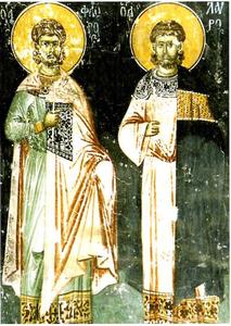 Orthodox_icon_of_saints_florus_and_laurus_grande
