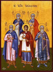 Saints-acindynus-pegasius-aphthonius-elpidephorus-anempodistus-martyrs-hand-painted-byzantine-icon-9534