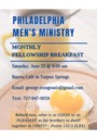 Philadelphia Men's Fellowship Breakfast June 25th