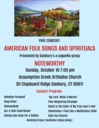 American Folksongs and Spirituals  