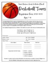 Basketball Registration