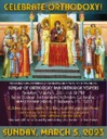 2023-3-5 Sunday of Orthodoxy