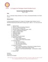 Parish General Assembly Agenda: May 21, 2023