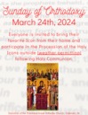 2024-3-24 Sunday of Orthodoxy Procession