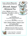Philoptochos Autism Tea, Saturday Nov 5th
