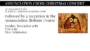 Annunciation Choir Christmas Concert