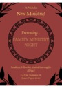 Family Ministry Night - September 7th - 7-9PM