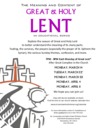 Adult Education: Great & Holy Lent