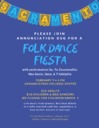 Folk Dance Fiesta - Feb 9th