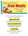 Free meals for kids