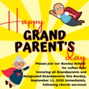 Grandparents' Day Coffee Hour