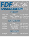 Annunciation Sacramento at FDF 2020
