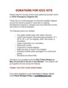 IOCC Health Kit Donation List