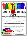 Lenten Clothing Drive