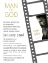 Man of God Viewing for Goyans