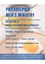 Philadelphia Men's Ministry - Aug 20, 8:00 am at Bayou Cafe