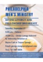 Philadelphis Men's Ministry - September 17th