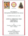 Metropolis of New Jersey Christmas Tree Lighting