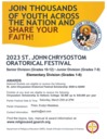 Oratorical Festival Flyer