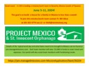 PROJECT MEXICO MISSION/ WORK TRIP JUNE 2024