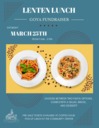 GOYA Pasta Lunch Fundraiser - March 25