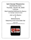 Philoptochos Membership Drive & Bunco 2022