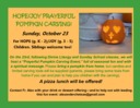HOPE/JOY Prayerful Pumpkin Carving: Oct. 23