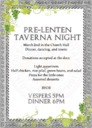 Pre-Lenten Taverna Night