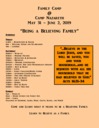Family Camp Flyer
