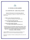 St Nicholas Scholarships - deadline August 22, 2022