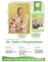 A Weekend with St. John Chrysostom - Felton - June 14-16