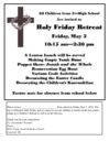 Holy Friday Children's Retreat