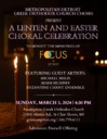 Lenten & Easter Choral Celebration - Today