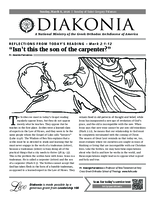 Diakonia Newsletter