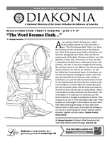 Diakonia Newsletter - April 12, 2026