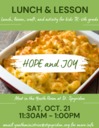 HOPE and JOY October Event