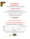 Philoptochos Scholarship Fund Christmas Card