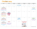 October Calendar