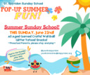 Pop Up Summer Fun - Summer Sunday School