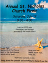 Annual Saint Nicholas Church Picnic