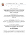 Philoptochos News October 2026