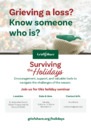 Grief Share, Surviving the Holidays Nov 21st