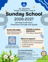 2026-2027 Sunday School Year Begins