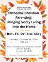 OCW Meeting on October 19 @ 7pm in Livonia