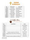 Ushers and Coffee Hour Servers