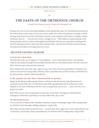 Orthodox Fasting Guide