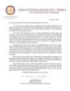 Archbishop's announcement