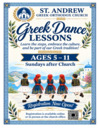 Greek Dance Lessons (Ages 5-11)