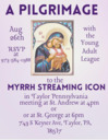 Pilgrimage to the Myrrh Streaming Icon