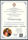 Farewell Celebration for Archbishop Apostolos of Canada